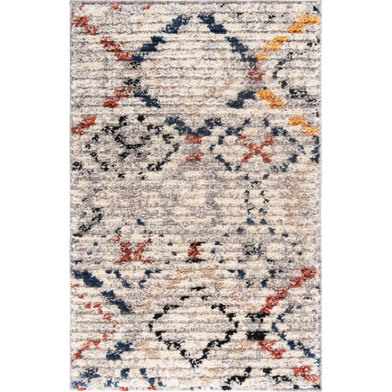 Dakota Fields Armistead Geometric Beige Area Rug Wayfair